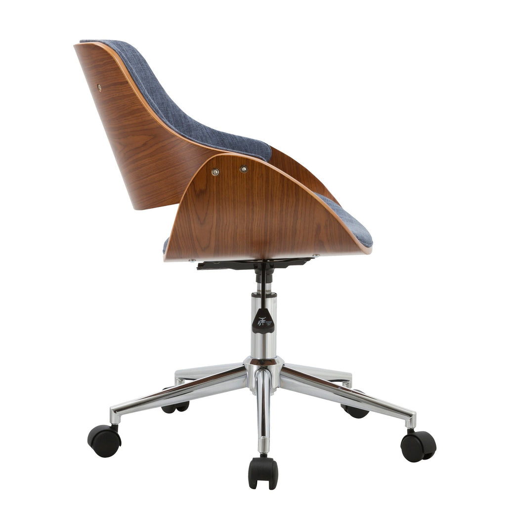 Adjustable Height Modern Office Desk Chair with Caster Wheels W7120