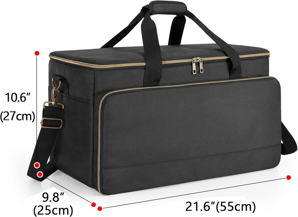 Large Travel DJ Cable File Bag with Detachable Divider and Padded Compartment M69026