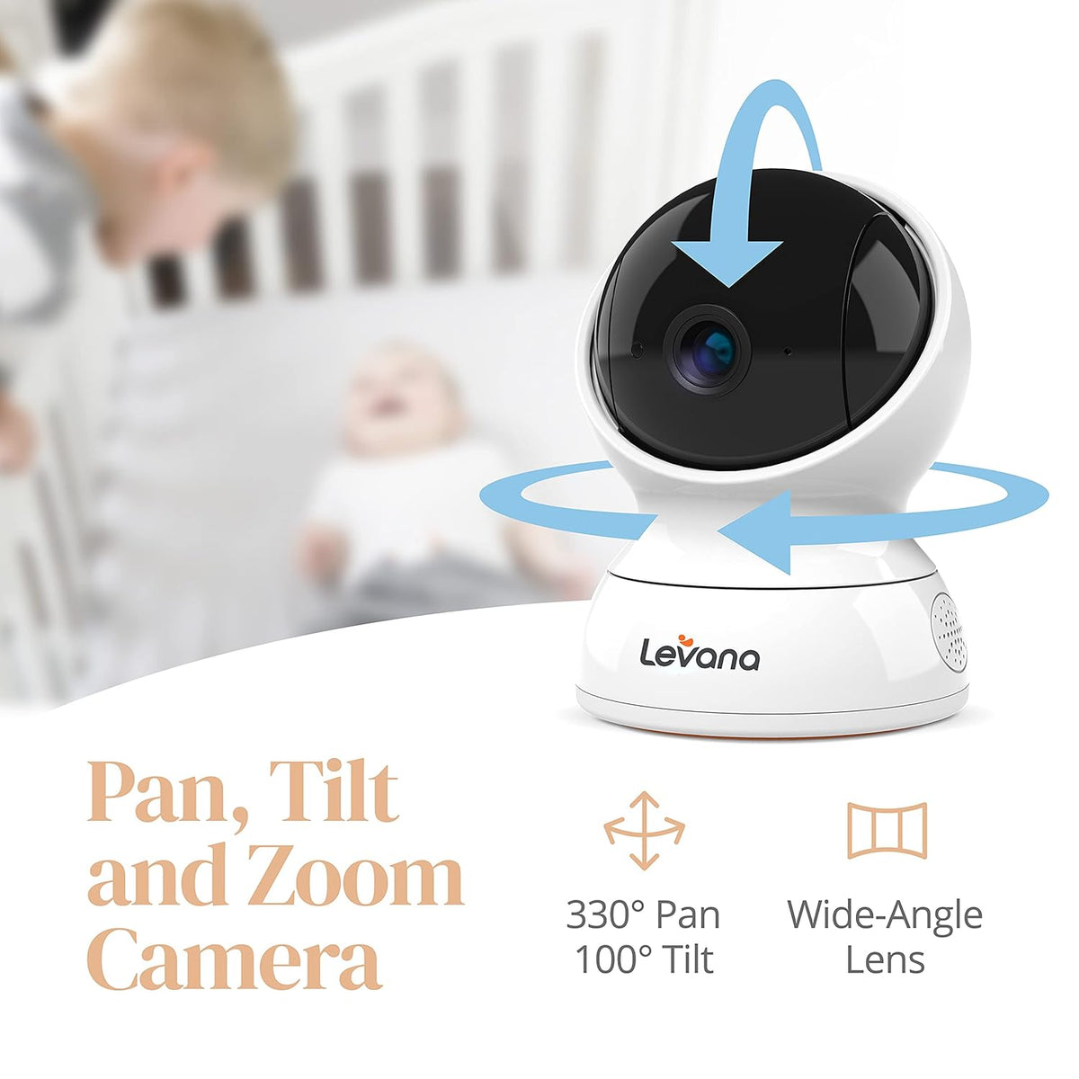 Video Baby Monitor with Camera and Audio T284