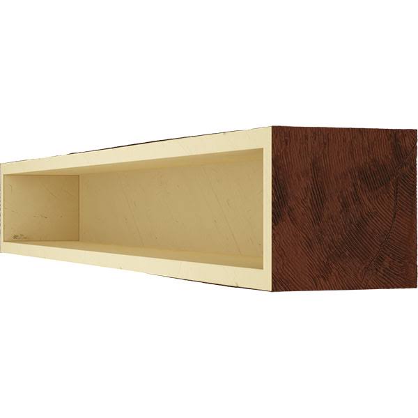 Rough Sawn Faux Wood Fireplace Mantel H475343