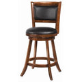24 Swivel Bar Stool with Upholstered Seat Pack of 2 H38348