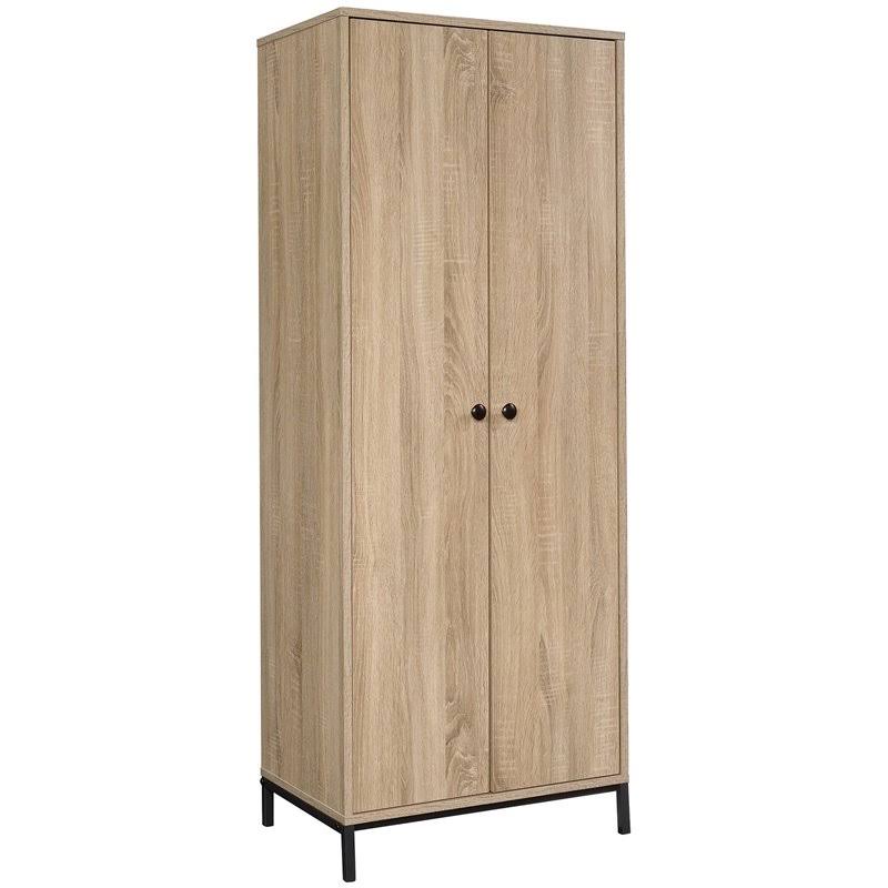 Tall Wood Storage Cabinet J381370