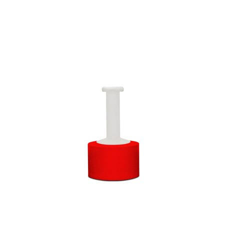 Hand Stretch Wrap 80 GA Shrink Film 3 inch x 1000' Red Z1445