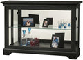 Cherry Bordeaux Finish Glass Curio Cabinet Y21693