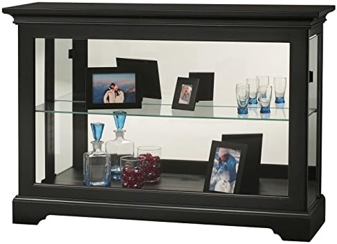 Cherry Bordeaux Finish Glass Curio Cabinet Y21693