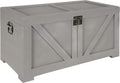 Small Wooden Storage Chest Trunk V748626