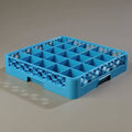 Blue 25 Compartment Glass Rack V10448