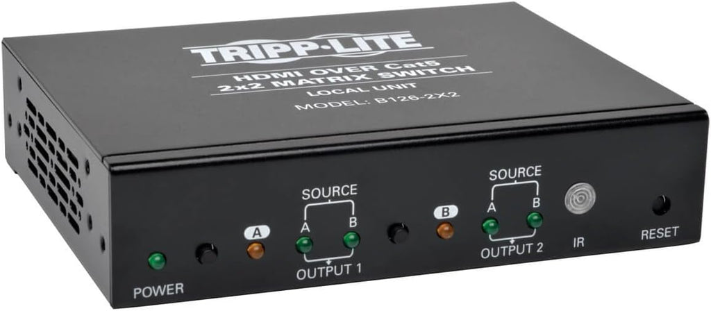 4x4 HDMI Over Cat5 Cat6 Matrix Splitter Switch Black K6280