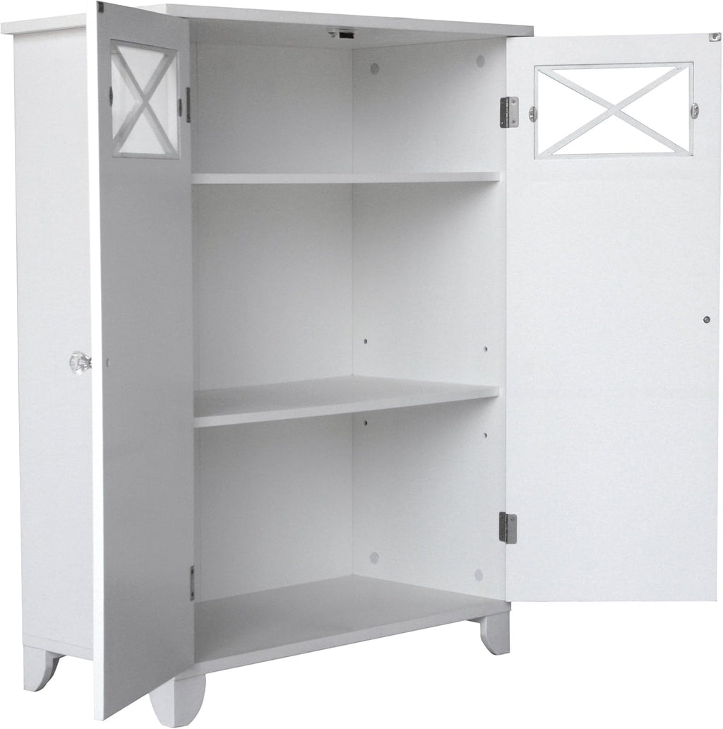 White Bathroom Floor Cabinet I9059