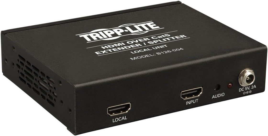 4x4 HDMI Over Cat5 Cat6 Matrix Splitter Switch Black K6280