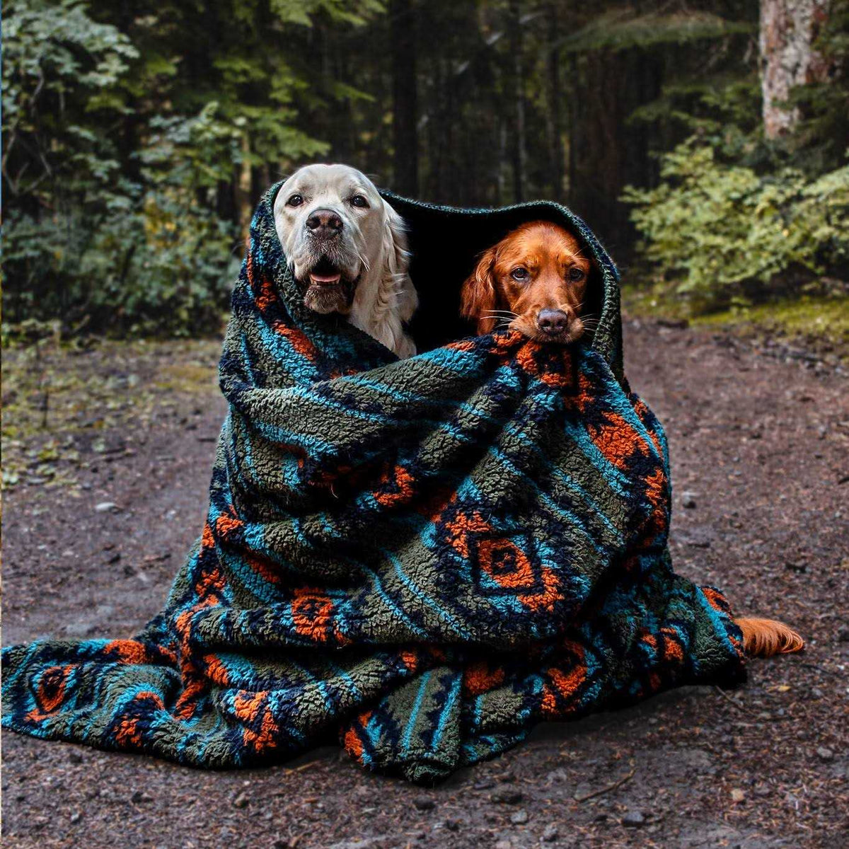 Sherpa Fleece Waterproof Blanket E5515
