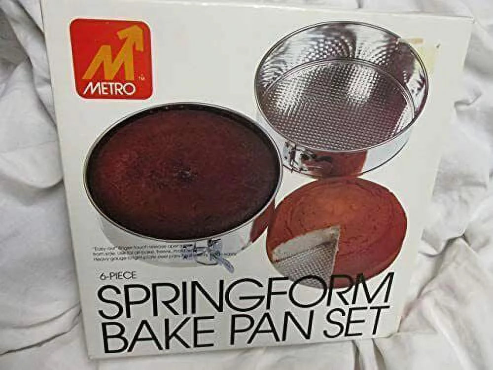 6-Piece Springform Bake Pan Set E308