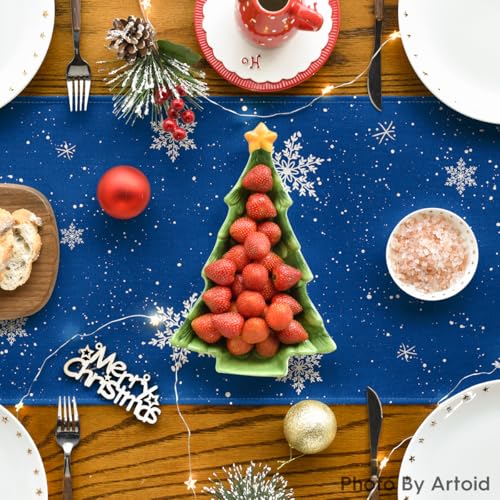 Red Snowman Winter Table Runner 13x72 Inch Y664