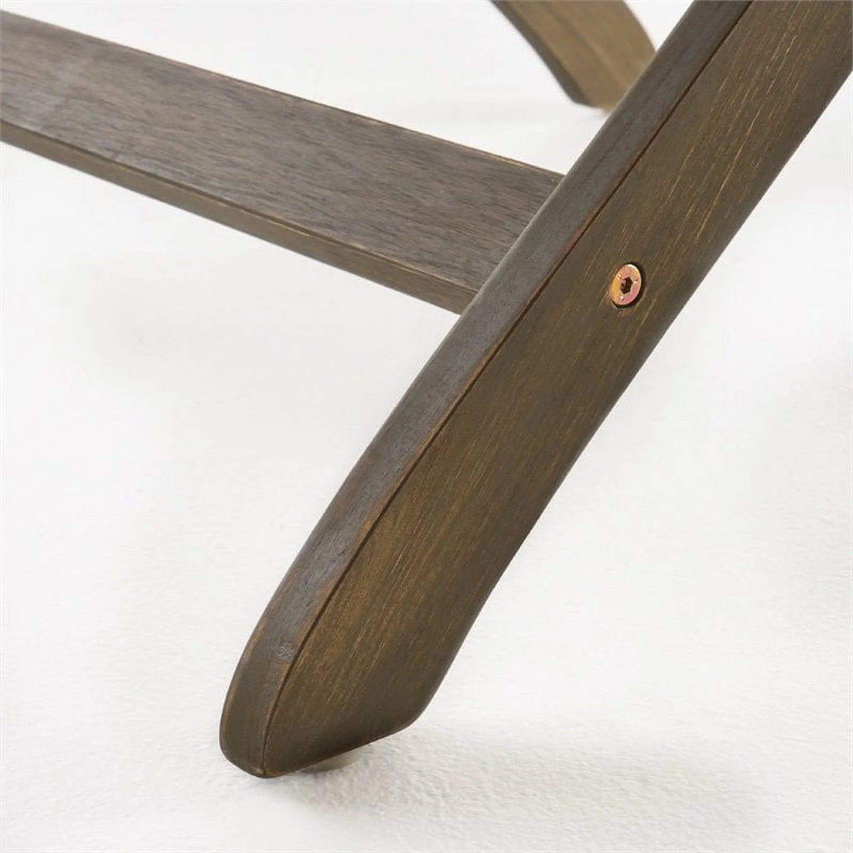 Gray Wooden Foldable Patio Dining Table C60788