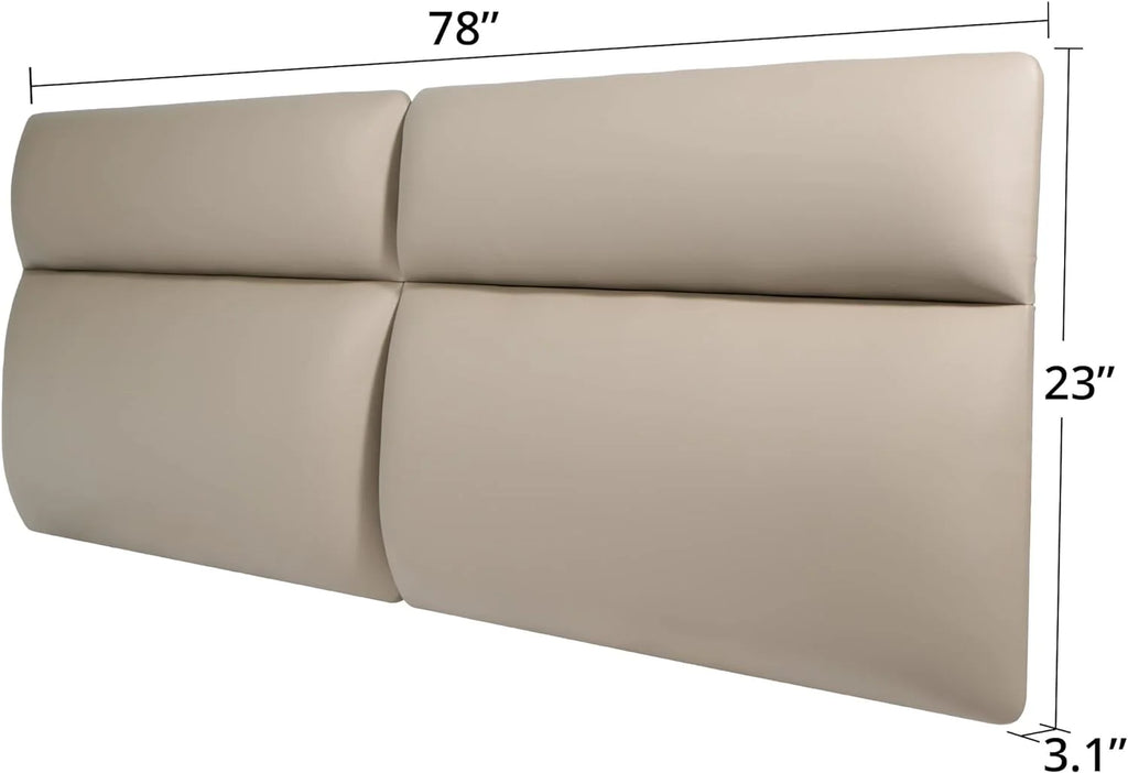 Faux Leather Upholstered Headboard King Size E774717