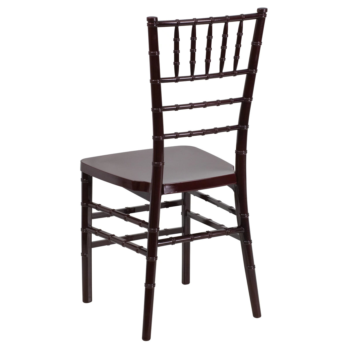 Mahogany Resin Stacking Chiavari Chair B68377