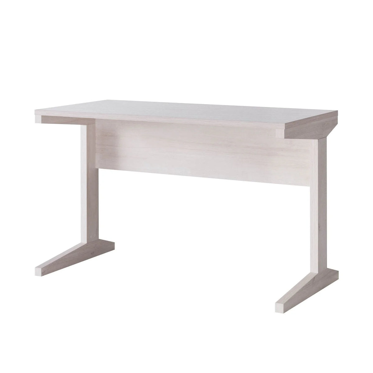 47"W White Oak Finish Writing Desk V8834
