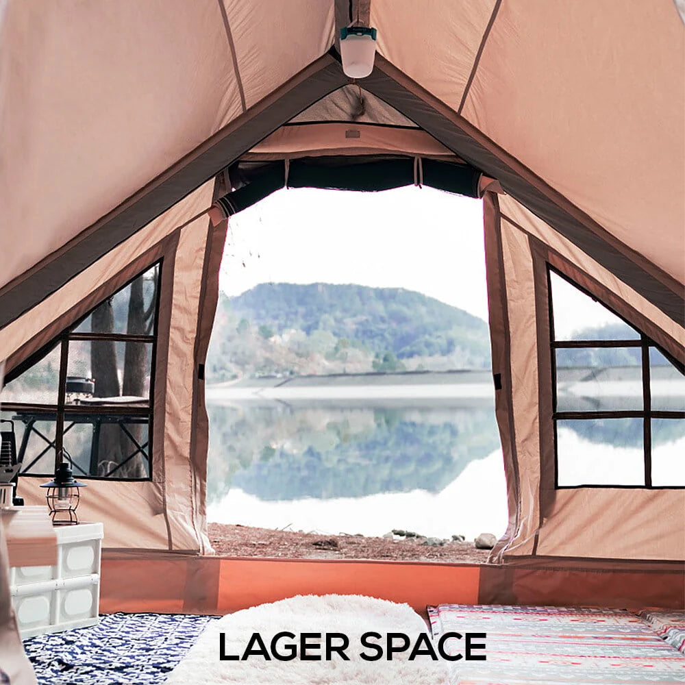 Inflatable Camping Tent with Pump, 4 Season Waterproof T713629