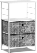 2 Drawer Nightstand with Shelf O45980