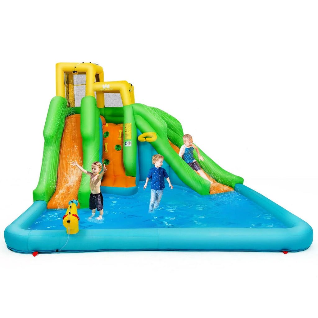Inflatable Bounce House with 2 Slide and Climbing Wall U200