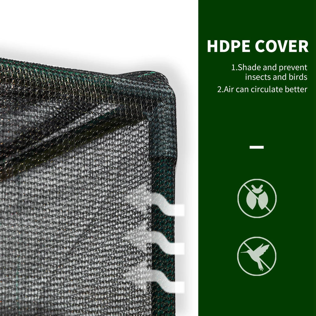 Outdoor Walk-in Crop Cage with HDPE Cover K986