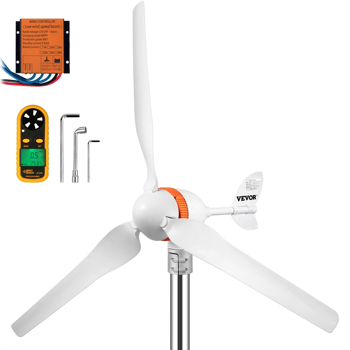 400W 12V Wind Turbine Generator with MPPT Controller B81046