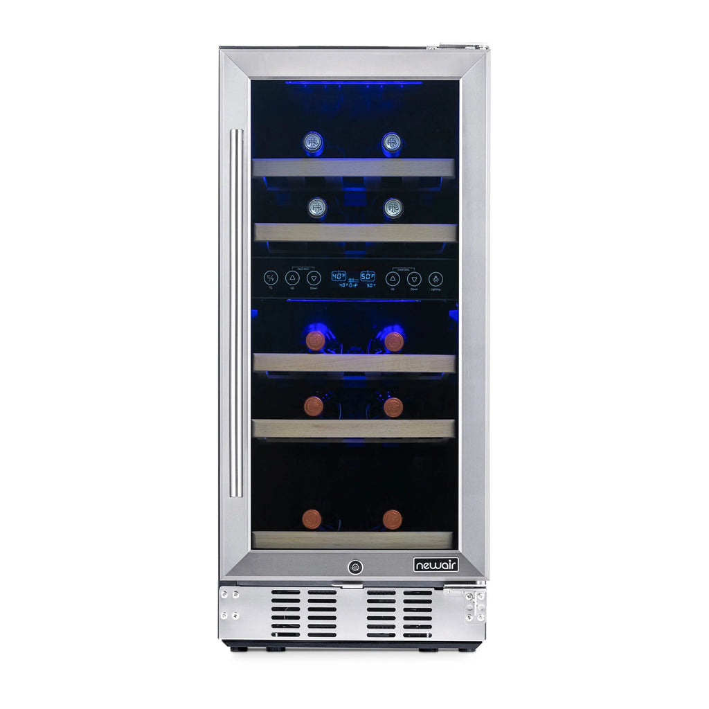29 Bottle Dual Zone Stainless Steel Wine Refrigerator D547