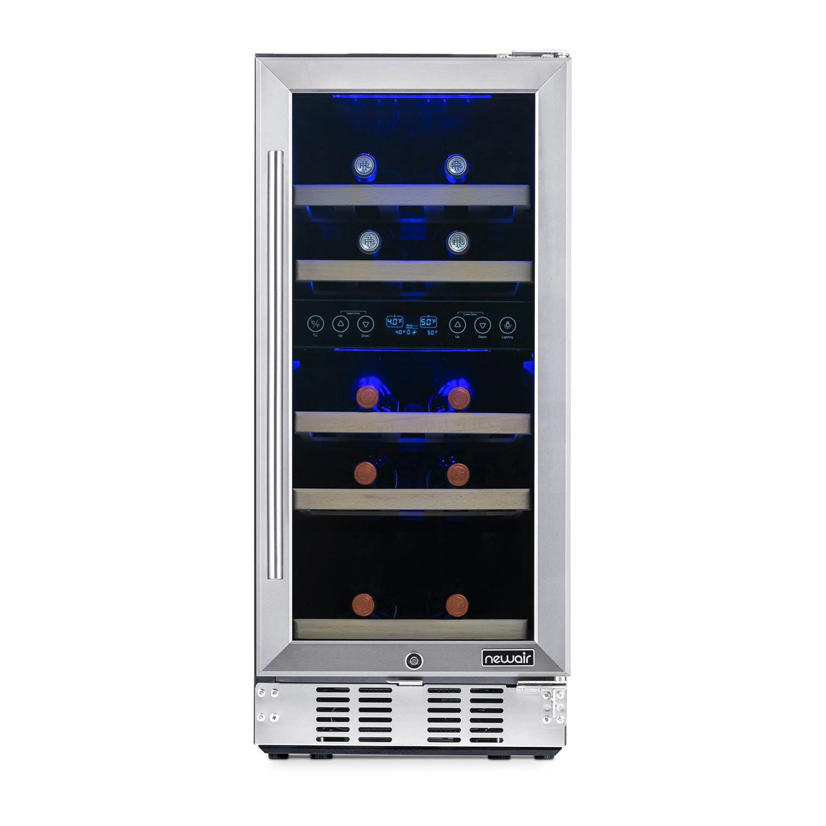 29 Bottle Dual Zone Stainless Steel Wine Refrigerator D547