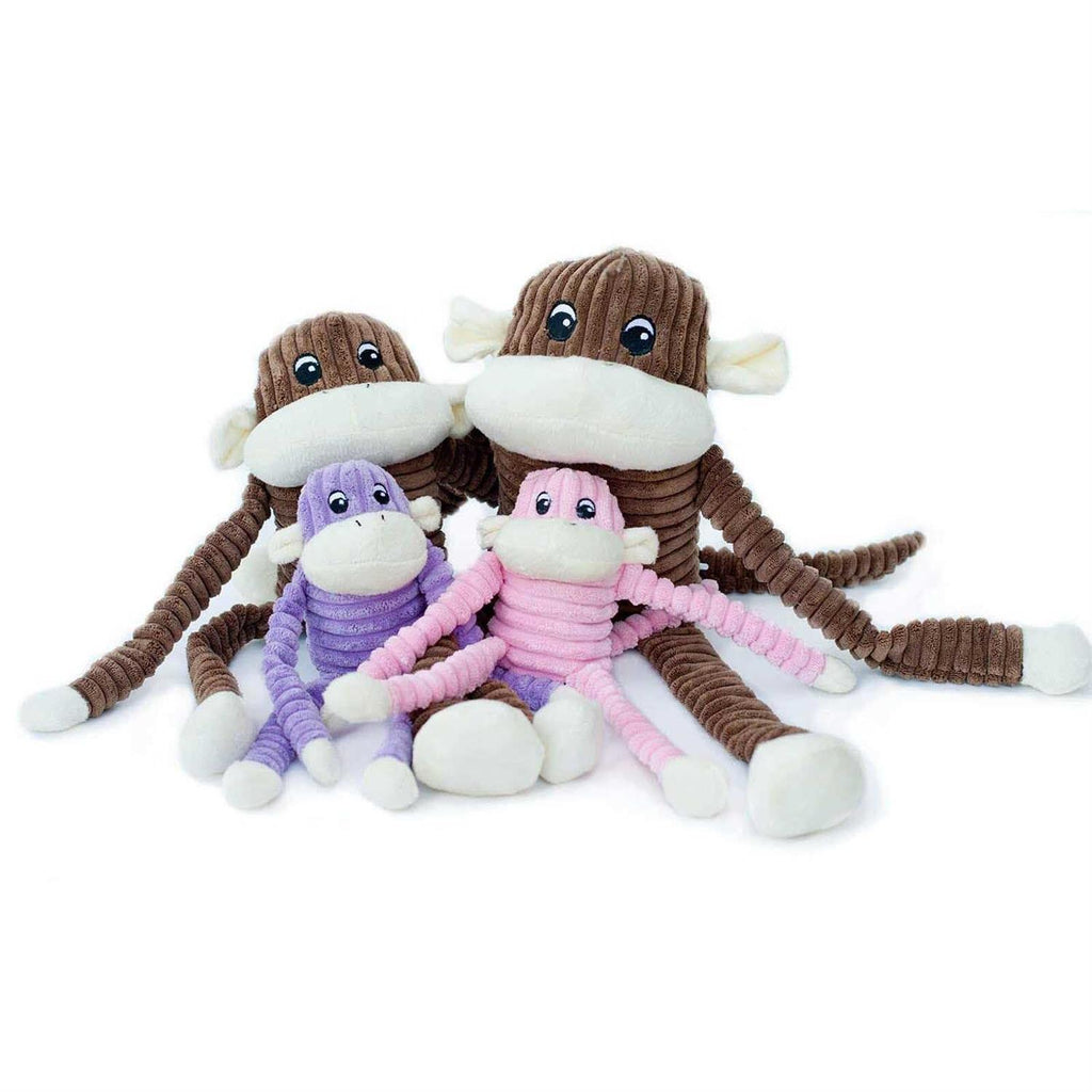 Crinkle Monkey Dog Toy K967704