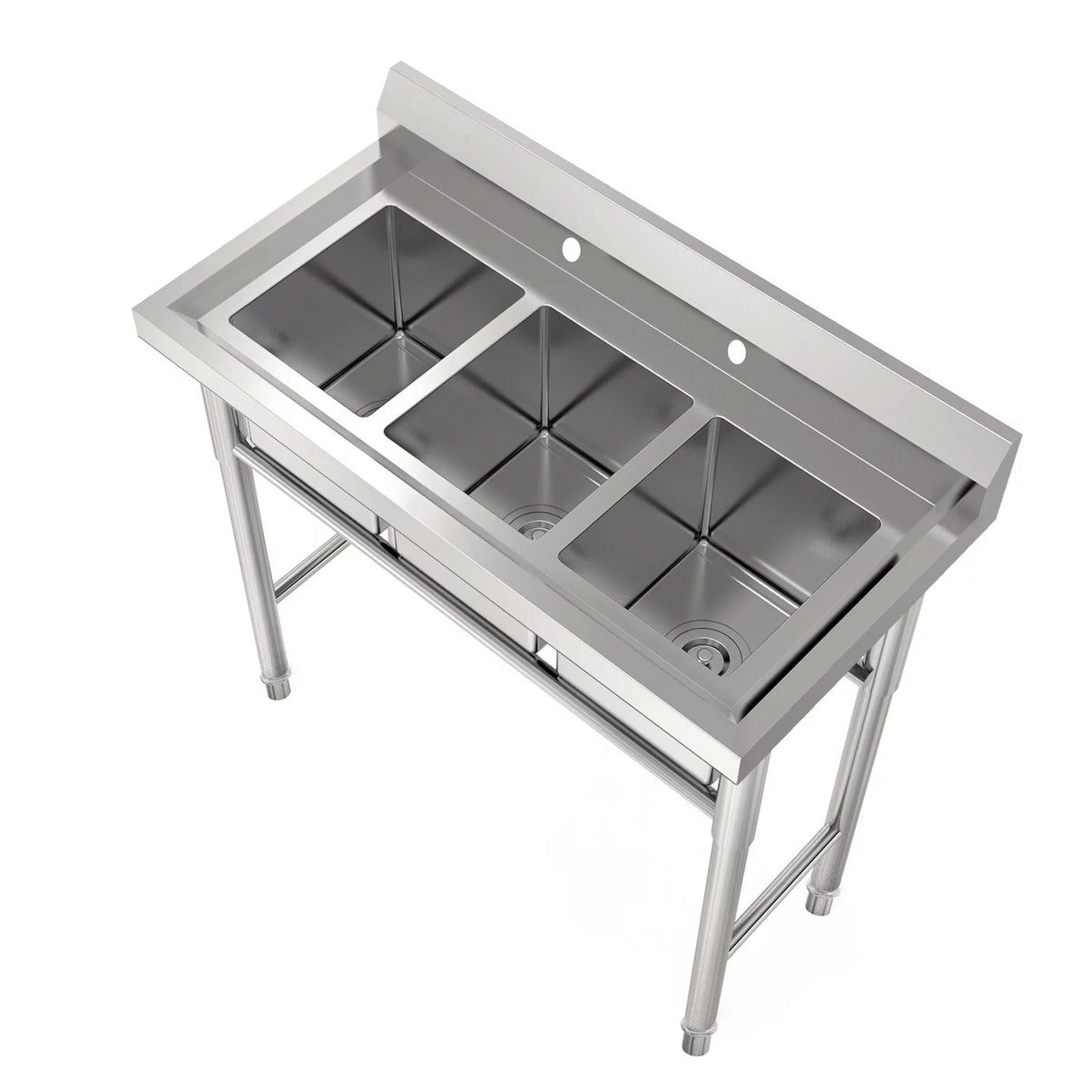 39" 3 Compartment Stainless Steel Sink J151626