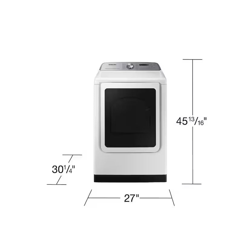 7.4 cu. ft. Vented Gas Dryer with Steam Sanitize in White G2782