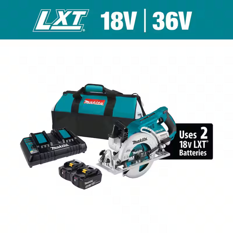 18V X2 5.0Ah Lithium-Ion Brushless Cordless 7-1/4 in. Circular Saw Kit Y232822