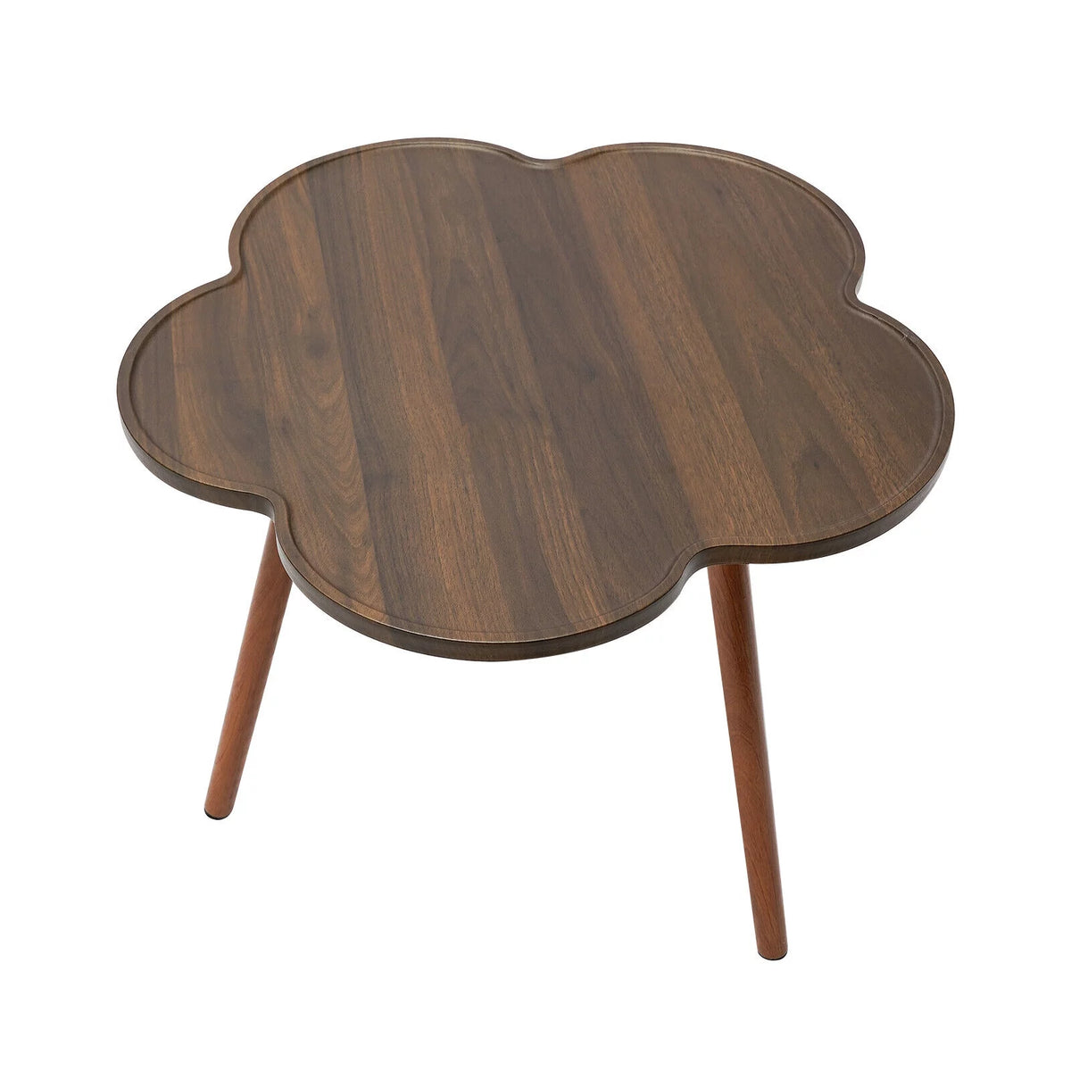 Log Color Coffee Table with Wood Legs X87193