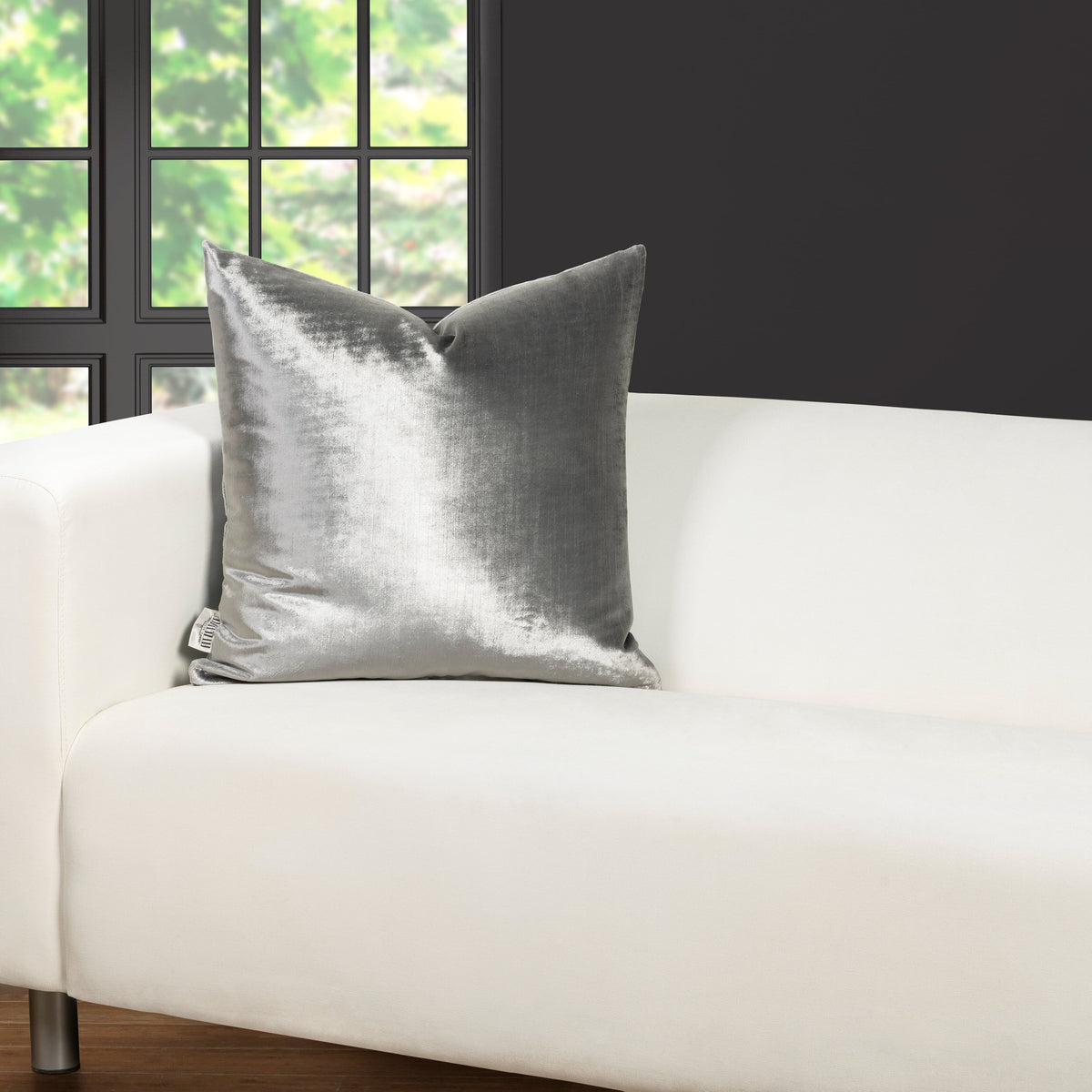 Sterling Silver Throw Pillow 30" x 30" F8292
