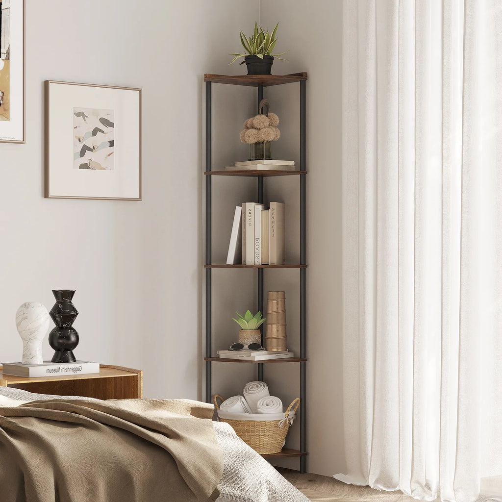 5 Tier Corner Shelf Stand V415794