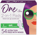 Feminine Pads with Wings, Regular, 54 Count C850354