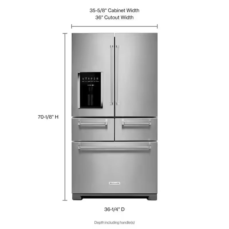 French Door Refrigerator in Stainless Steel C398