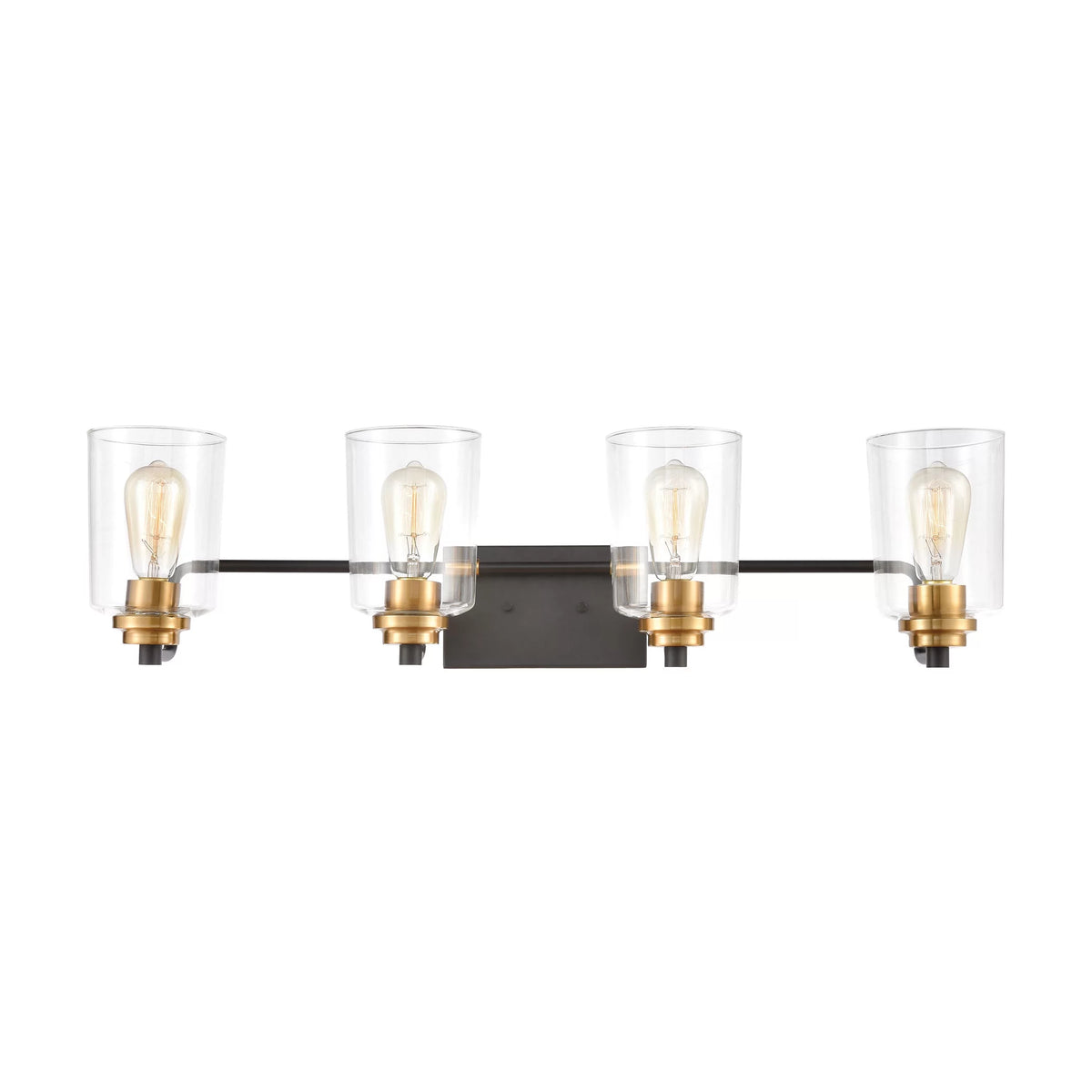 Matte Black Vanity Light B7805