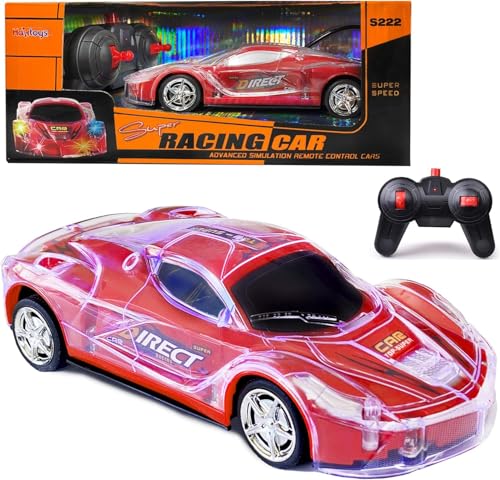 2-Pack Remote Control Sports Cars with LED Flashing Lights V817405