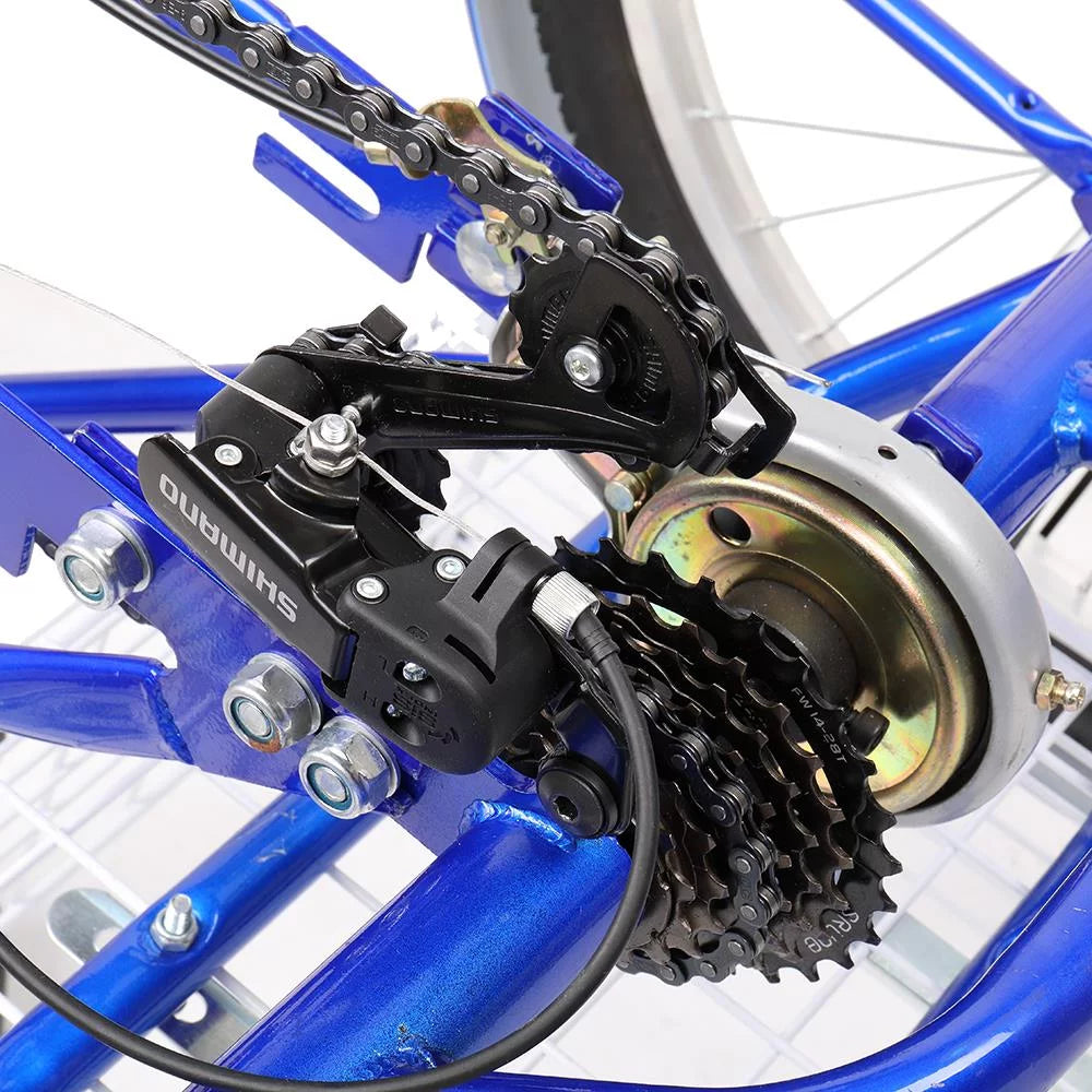 Adult 7 Speed Tricycle with 24 Big 3 Wheels Z35139