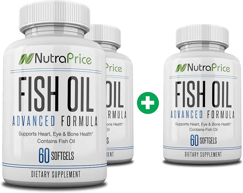 Fish Oil 2000 mg Omega-3 60 Softgel Capsules Q287