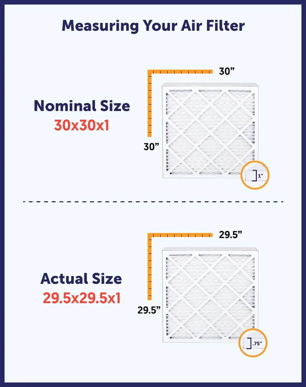 33x66x1 MERV 8 Pleated HVAC Air Filter 4-Pack P313865