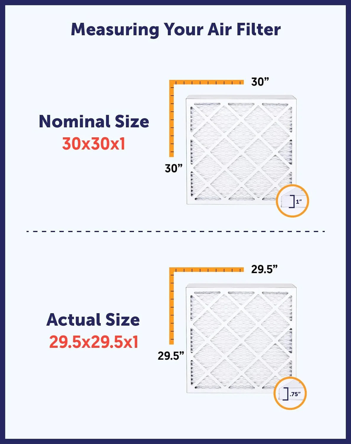 33x66x1 MERV 8 Pleated HVAC Air Filter 4-Pack P313865