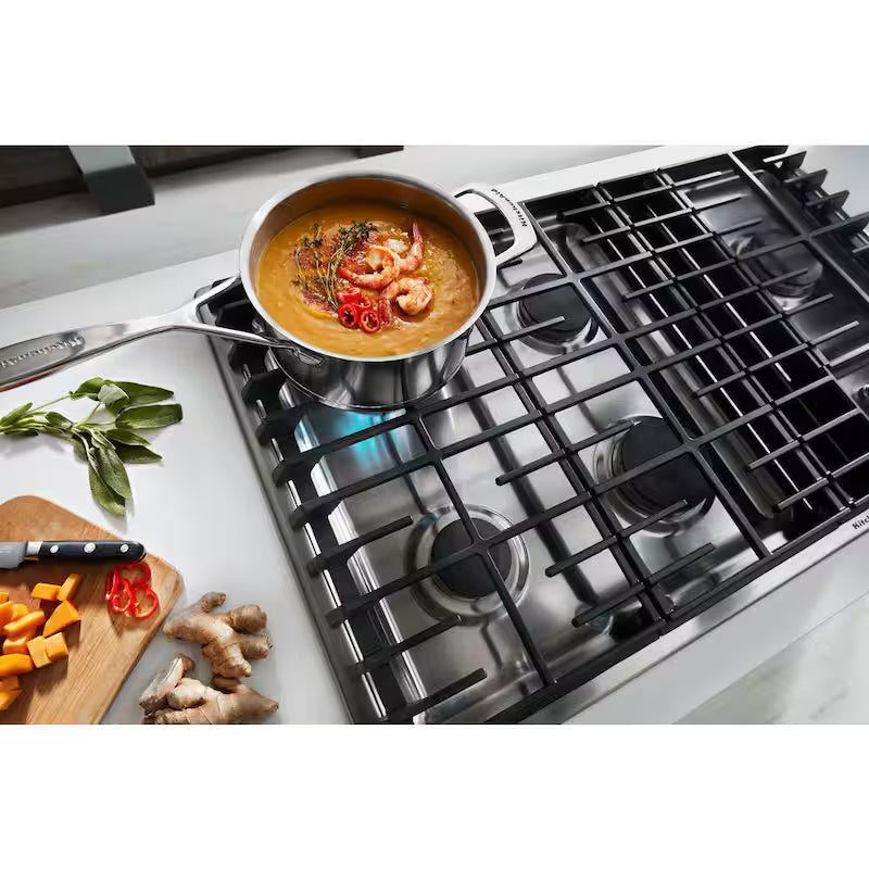 36 in. Gas Downdraft Cooktop with 5 Burners B896215