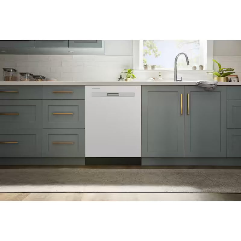 White Top Control Dishwasher O176639