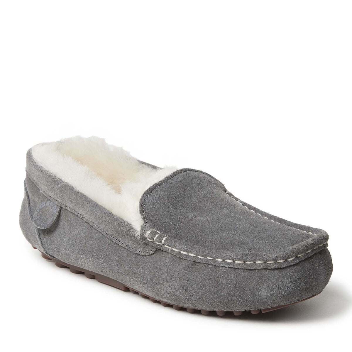 Women's Genuine Shearling Moccasin Slipper M5702
