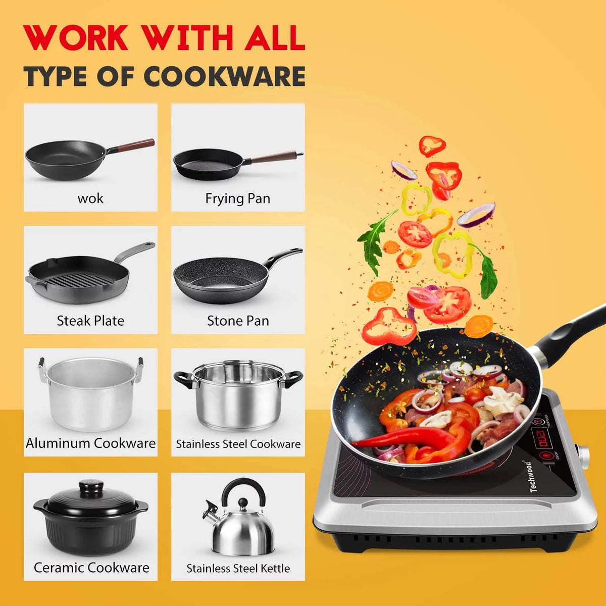 1500W Portable Infrared Ceramic Hot Plate J83518