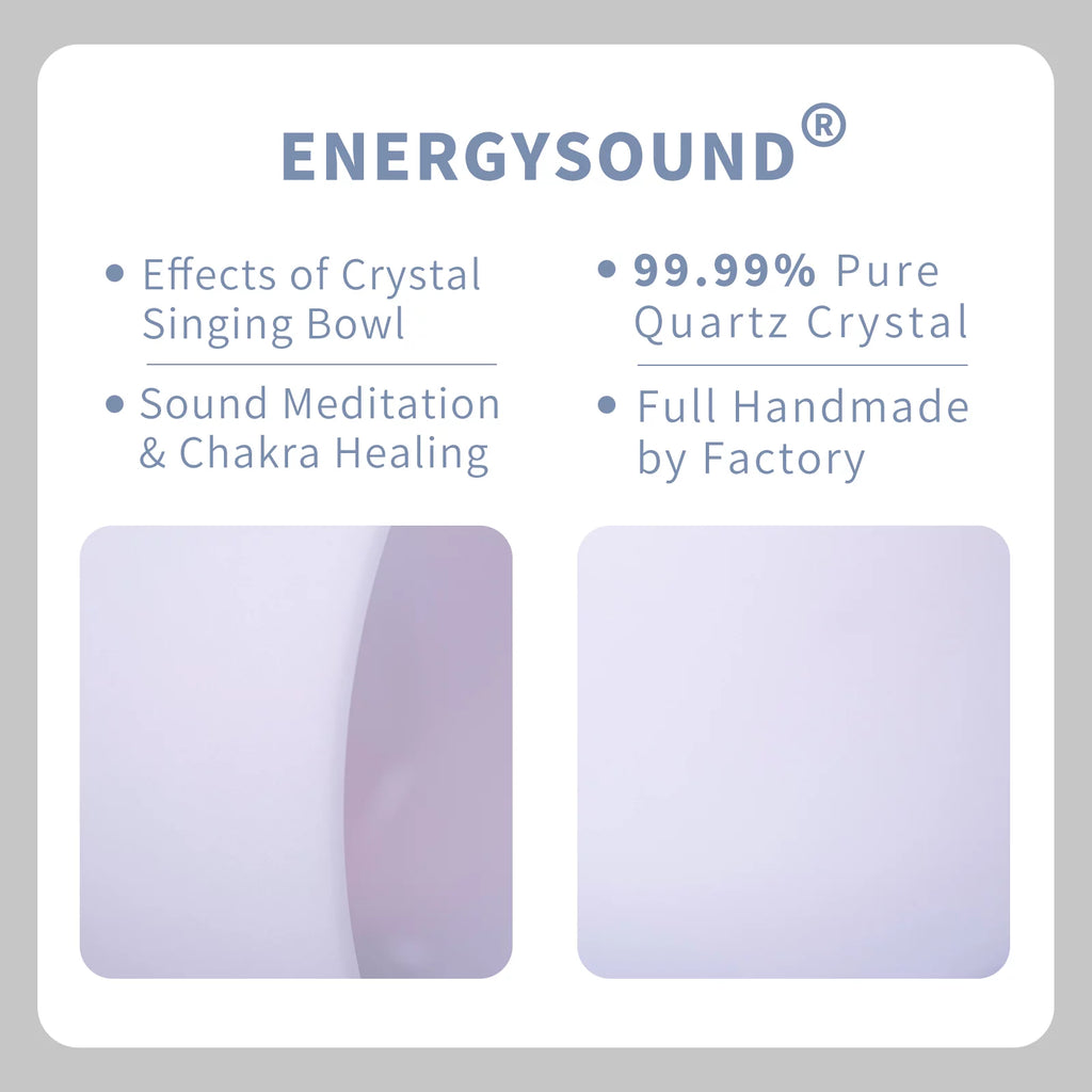 Frosted Heart Chakra Quartz Crystal Singing Bowl 8 inch O564355