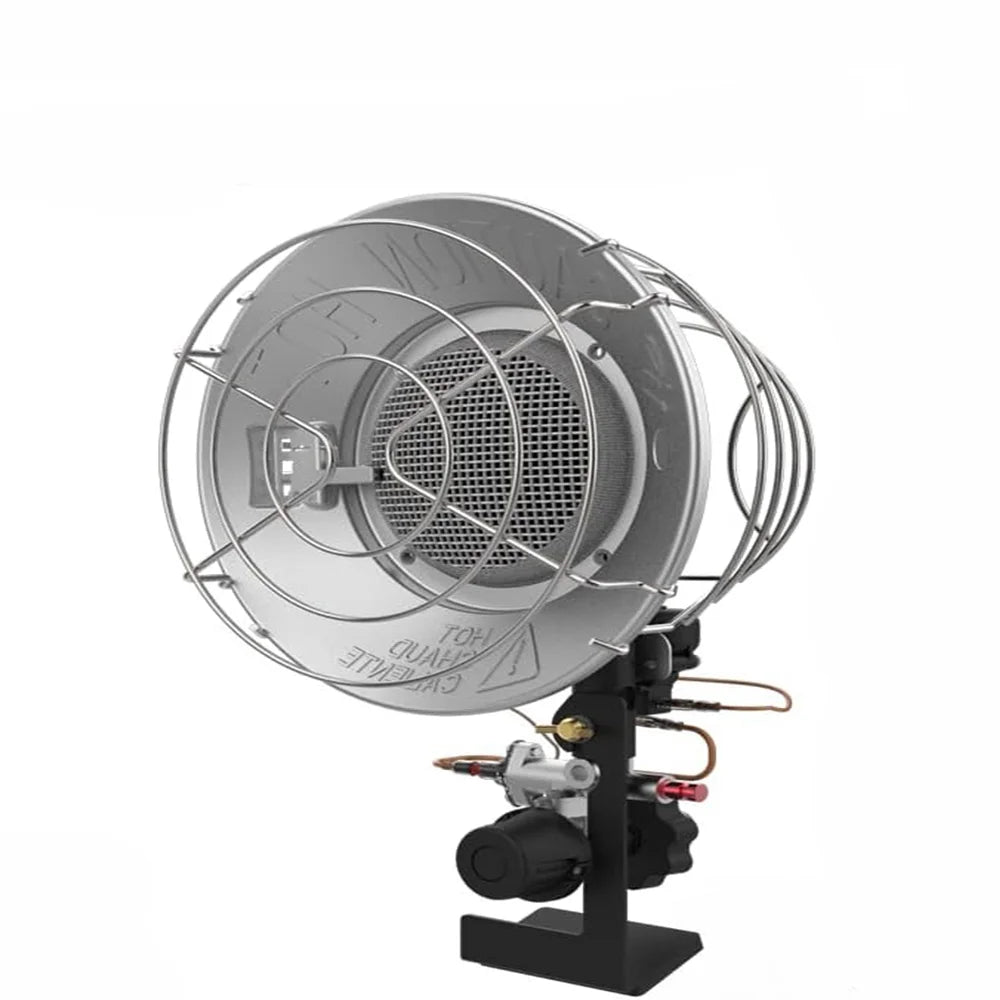 Outdoor Propane Tanktop Heater Single Burner Steel 15,000 BTU H86436