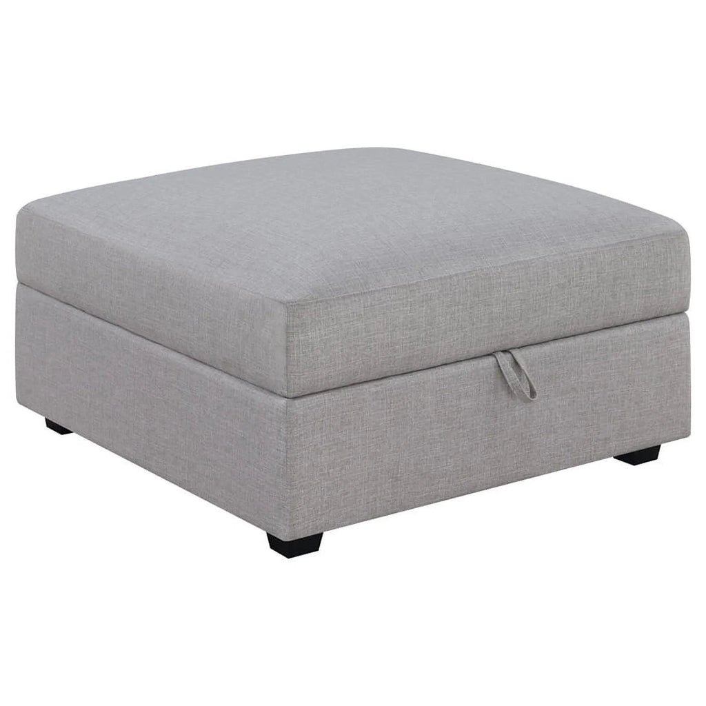 Gray 6-piece Fabric Upholstered Modular Sectional L884